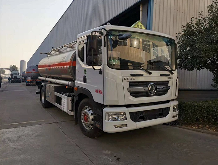 Aluminum Alloy Tank Truck For Fuel Transport