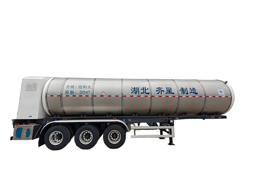 Saturated water semi trailer