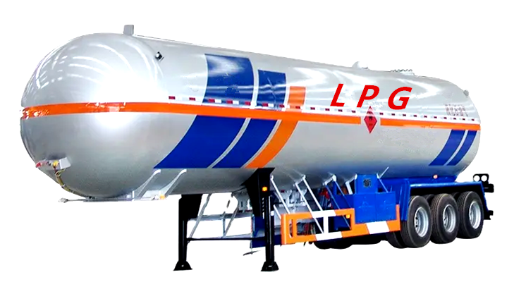 LPG tanker semi trailer