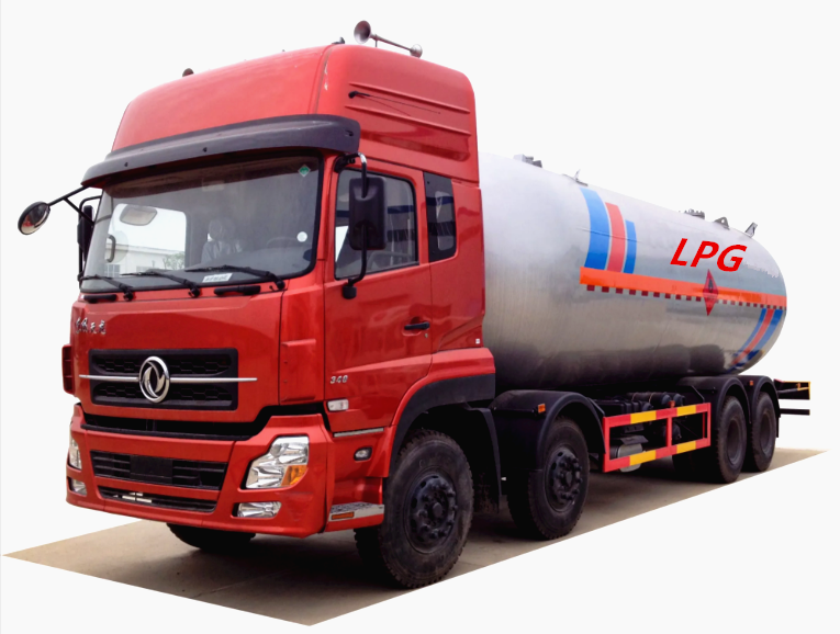 LPG tanker truck